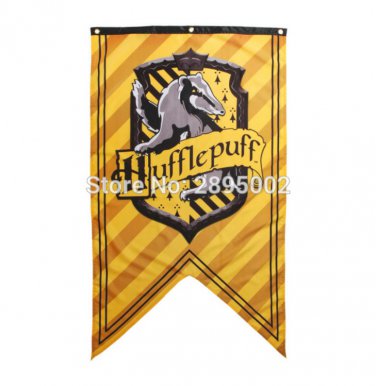 40x60cm HARRY POTTER HUFFLEPUFF SHIELD BANNER Flag Polyester grommets