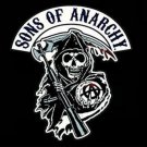 64x96cm Sons Of Anarchy Black Flying Large Outdoor Flag Banner metal holes Flag Custom Flag