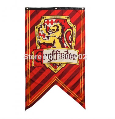 64x96cm HARRY POTTER GRYFFINDOR SHIELD BANNER Flag Polyester grommets