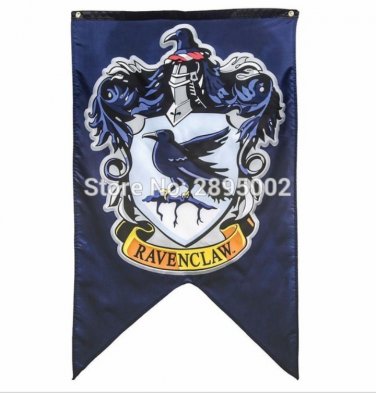 40x60cm Harry Potter House Banner - Ravenclaw Flag Polyester grommets