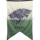 40x60cm Game of Thrones House Stark Sigil Logo Banner Nylon Indoor Outdoor Flag