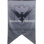 40x60cm Game of Thrones Nights Watch Licensed NWT Banner Nylon Indoor Outdoor Flag Custom Flag