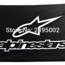 20x30cm NEW ALPINESTARS Flag Racing GP Motorcycle Banner Flag Polyester grommets Custom metal holes