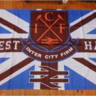 160x240cm WEST HAM UNITED ICF INTER CITY FIRM 3 X 5 UNION JACK Large Outdoor Flag Banner