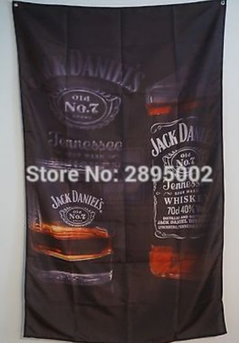 40x60cm JACK DANIELS Classic Man Cave Sports Banner Flag Custom Hockey Baseball Football Flag