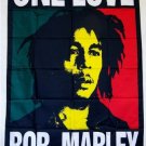 Bob Marley One Love Flag 5' X 3' Indoor Outdoor Rasta Music Vertical Banner Flag3' x 5'