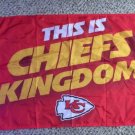 KC Kansas City THIS IS CHIEFS KINGDOM Flag 2015 McDonalds Large Indoor Outdoor Flag 3' x 5'