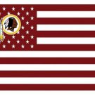 Washington Redskins US flag with star and stripe 3x5 FT banner (STB)