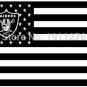 Oakland Raiders US flag with star and stripe 3x5 FT Banner 100D Polyester NFL flag