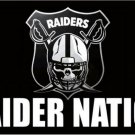 3x5ft Oakland Raiders Flag Polyester Banner 90x150cm white sleeve RAIDER NATION (STF)