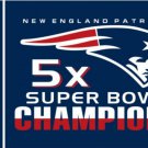 Digital Printing New England Patriots 5X Super Bowl Champions flag (STA)