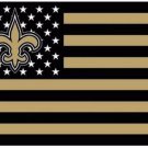 New Orleans Saints US flag with star and stripe 3x5 FT banner (STB)