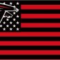 Atlanta Falcons US flag with star and stripe 3x5 FT Banner (STA)