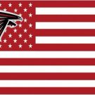 Atlanta Falcons US flag with star and stripe 3x5 FT Banner (STB)