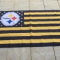 Hanging Pittsburgh Steelers NFL Premium Team Flag 3ft x 5ft Polyester Banner Flying flag