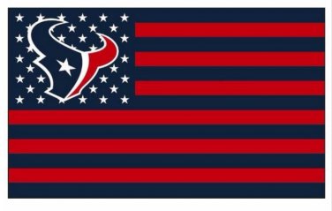 Houston Texans US flag with star and stripe 3x5 FT banner (STB)