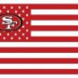 San Francisco 49ers USA With Stars and Stripes Flag 3X5FT banner (STC)