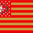 San Francisco 49ers USA With Stars and Stripes Flag 3X5FT banner (STA)