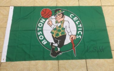 Boston Celtics Flag 3x5 FT 150X90CM Banner copper grommets Polyester NBA flag