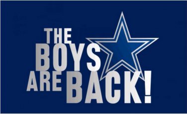 3x5ft digital print THE BOYS ARE BACK flag 90x150cm polyester banner