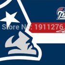 New England Patriots flags polyester digital print banner with 2 Metal Grommets 3x5ft (STB)