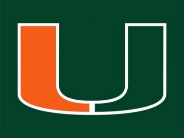 3ftx5ft Miami Hurricanes flag 100D Polyester Flag metal Grommets NCAA flag (STG)
