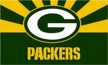 3X5FT NFL Green Bay Packers Flag 3ft x 5ft Polyester Banner 90x150cm white sleeve (STE)