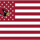 Arizona Cardinals US flag with star and stripe 3x5 FT banner (STB)