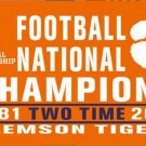 3x5ft Clemson Tigers 2016 National Championship Flag polyester digital print banner (STD)