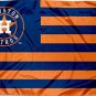 Houston Astros Stars and Stripes 3 X 5 FT Nation Flag Banner with Grommets (STB)