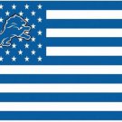 Detroit Lions US flag with star and stripe 3x5 FT flag