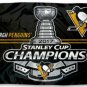 Pittsburgh Penguins 2017 Stanley Cup Champions Flag 3x5ft (STD)