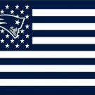 New England Patriots US flag with star and stripe 3x5 FT banner (STA)