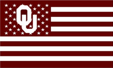 3x5 ft Oklahoma Sooners Flag with 2 metal grommets Large Fans Supporters Outdoor Indoor Banner