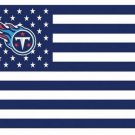 Tennessee Titans US flag with star and stripe 3x5 FT Banner