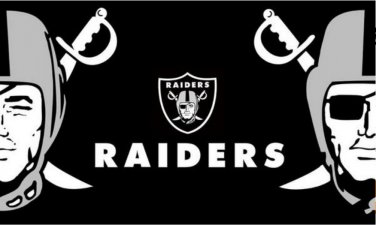 Oakland Raiders one nation flag 90x150cm polyester banner (STC)
