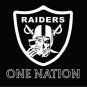 Oakland Raiders one nation flag 90x150cm polyester banner (STG)