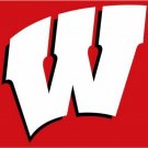 Wisconsin Badgers flag with us stars stripes 3ftx5ft Banner 100D Polyester Flag (STE)