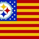 New Design 3x5ft Pittsburgh Steelers Nation Flag 100D Polyester Flag (STG)