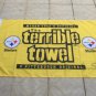 3x5ft Pittsburgh Steelers terrible towel Flag 100D Polyester 90x150cm custom banner
