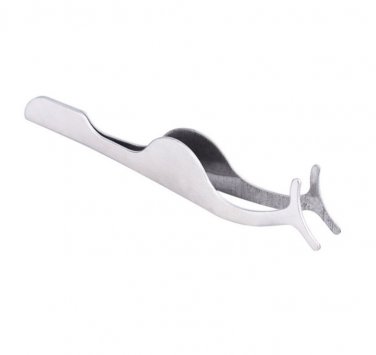 False Eyelash Tweezers Fake Eye Lash Applicator Eyelash Extension Curler Nipper Auxiliary #3