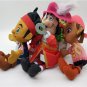 Jake and the Neverland Pirates Captain Hook Plush Toys Figure Stuffed Dolls 32cm