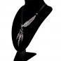 Necklace Alloy Feather Statement Necklaces Pendants Vintage Rope Chain Necklace Jewelry #3