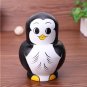 10pcs/Set Penguin Pattern Russian Matryoshka Nesting Doll Wooden Toy Gift Hand Painting