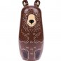 5pcs Bear Ear Russian Matryoshka Dolls Wooden Nesting Dolls Set Baby Basswood Toys