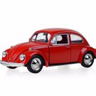 Diecast Model Car Red 1/32 Scale Beetle 1967 Classic Car Pull Back Toys