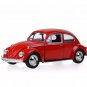 Diecast Model Car Red 1/32 Scale Beetle 1967 Classic Car Pull Back Toys