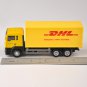 Diecast Truck 1:64 Scale Express DHL Truck Model Yellow Container Transporter Kids Toys
