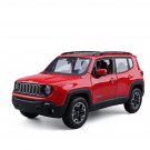 Red Jeep Renegade SUV Vehicles Sports Cars 1/24 Alloy Diecast Car Model Boys Gift Car Toys