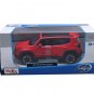 Red Jeep Renegade SUV Vehicles Sports Cars 1/24 Alloy Diecast Car Model Boys Gift Car Toys